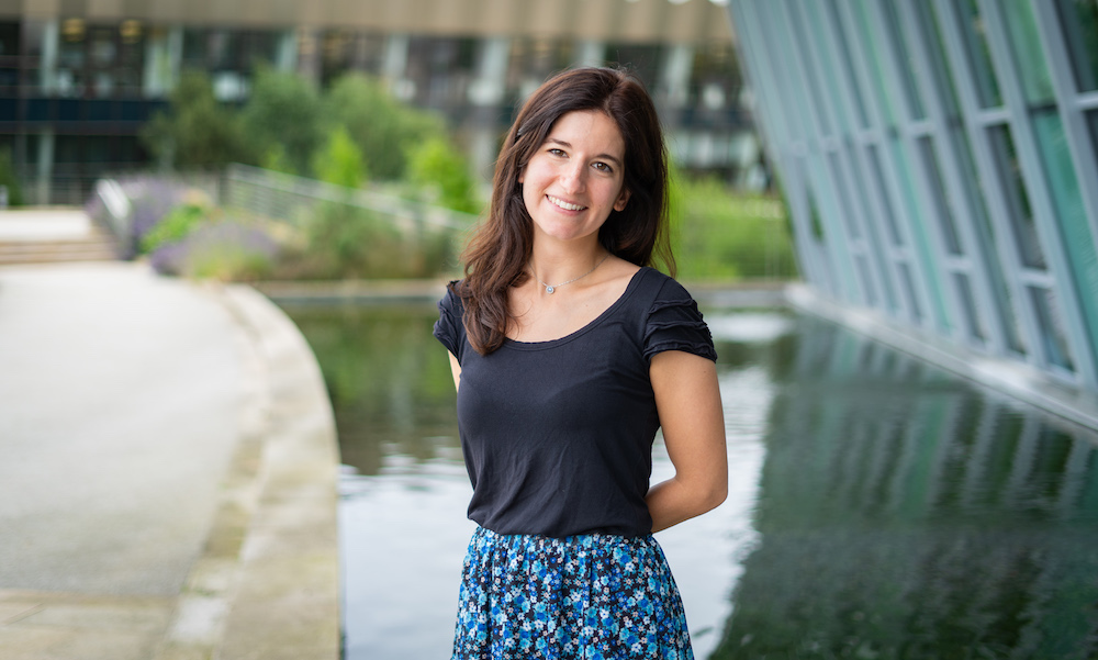 Picture of Dr Valentina Lorenzi, recent PhD graduate from the Vento-Tormo lab and winner of the 2026 Beddington Medal from the British Society for Developmental Biology.